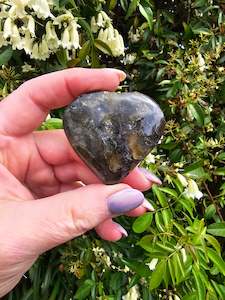 Labradorite Heart D