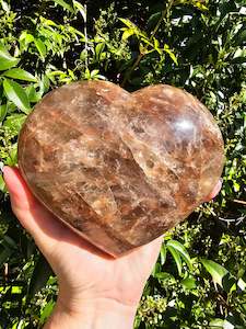 Fire Quartz Xlarge Heart 2.3kgs