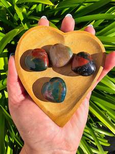 Hearts: Bloodstone Small Heart