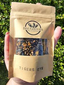 Tigers Eye Chip Crystal 100g Bag