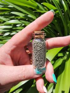 Pyrite Crystal Chip Bottle