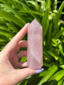 Points Towers: Rose Quartz Polished Point A