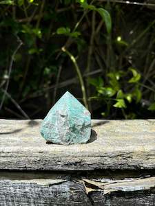 Amazonite Semi Polished Point D