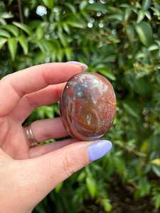 Palmstones: Ocean Jasper Palm Stone B