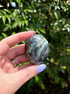 Palmstones: Ocean Jasper Palm Stone A