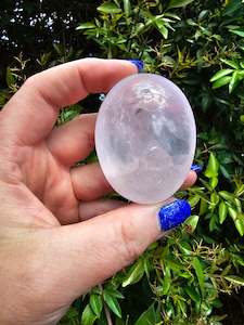 Rose Quartz Palm Stone E