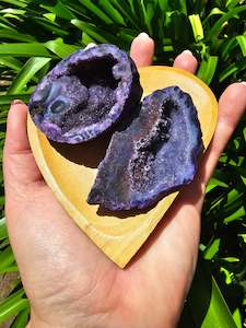 Agate Geode | Cave Purple Large