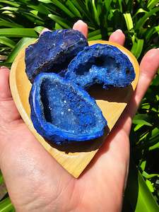 Agate Geode | Cave Blue Large