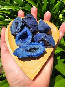 Agate Geode | Cave Blue Medium