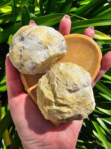 Quartz Geode Pair | Medium