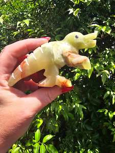 Banded Calcite Crocodile A