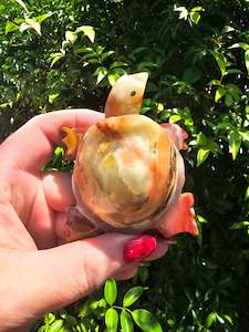 Banded Calcite Turtle Small B