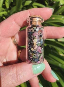 Mixed Tourmaline Chip Bottle