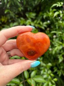 Crystals: Carnelian Heart D