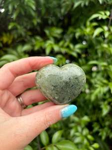 Crystals: Prehnite Heart A