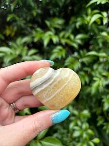 Crystals: Zebra Calcite Heart C