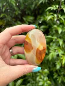 Polychrome Jasper Palm Stone E