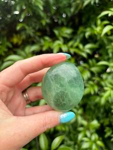 Palmstones: Green Fluorite Palm Stone B