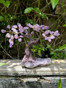 Amethyst With Amethyst Druze Base TREE