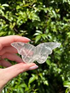 Rose Quartz Butterfly A