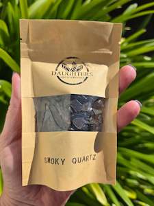 Smoky Quartz Crystal Chip 100 gms Bag