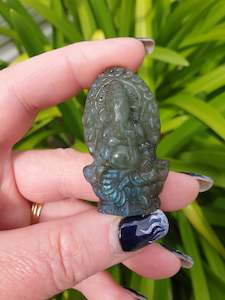 Buddhas: Labradorite Ganesh Piece B