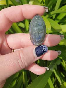 Buddhas: Labradorite Buddha Piece A