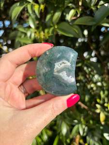 Stars Moons: Moss Agate Moon D