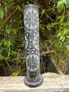 Soapstone Sun Incense Tower