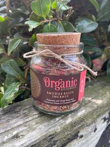 Organic Rose & Geranium Smudge Resin