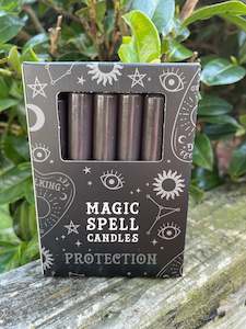 Black PROTECTION Spell Candles x12