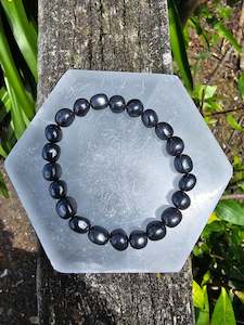 Silver Sheen Obsidian | Nugget Bead Bracelet