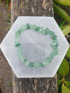 Green Aventurine Crystal Chip Bracelet