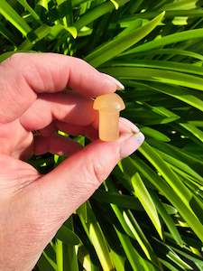 Honey Calcite Mini Mushroom