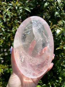 Bowls: Rose Quartz Polished Bowl B