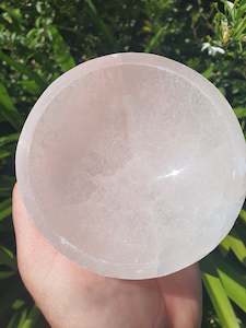 Selenite Round Charging Bowl