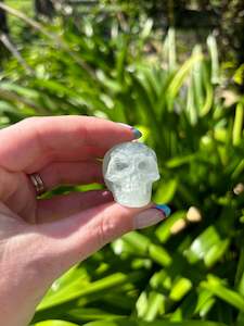 Green Fluorite Skull Small