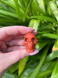 Red Jasper Skull Small