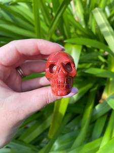 Skulls: Red Jasper Skull Medium