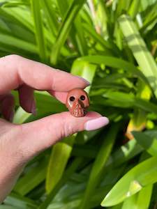 Mahogany Obsidian Mini Skull