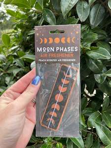 Air Fresheners: Moon Phases Air Freshener Peach Scented