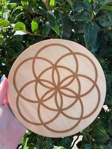 Seed Of Life Crystal Grid Board Large