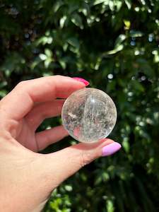 Crystals: Clear Quartz Sphere F