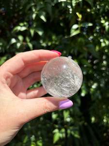 Crystals: Clear Quartz Sphere E