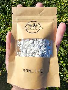 Howlite Crystal Chip 100 gms Bag