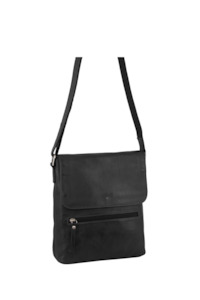 Handbags: Nappa Leather Crossbody Bag with Flap