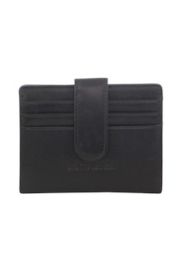 Men's Leather Bi-Fold Cardholder Wallet