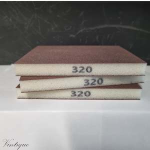 80g foam sanding sponge pad: Abrasive Flexible Foam sanding Sponge pad-2 sided 320g