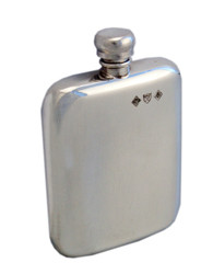 Pewter Hip Flask davyengravers