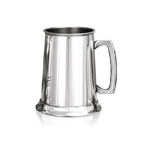 Plain Pewter Tankard 1pt davyengravers